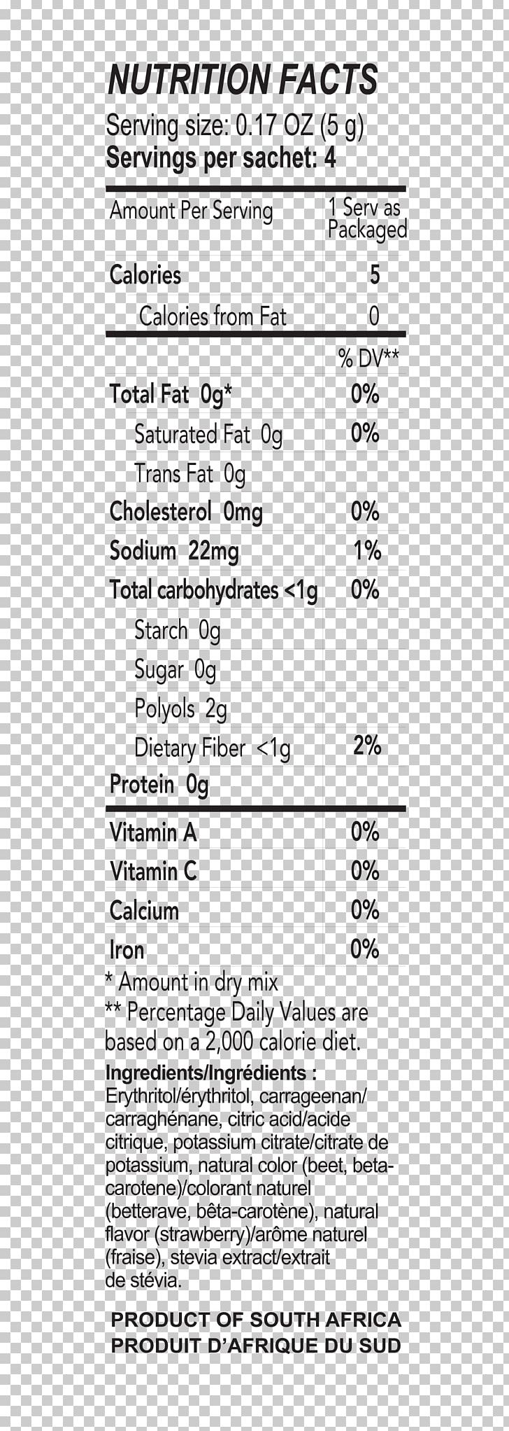 Gelatin Dessert Orange Juice Nutrition Facts Label Jell-O PNG, Clipart, Area, Black And White, Calorie, Dessert, Document Free PNG Download