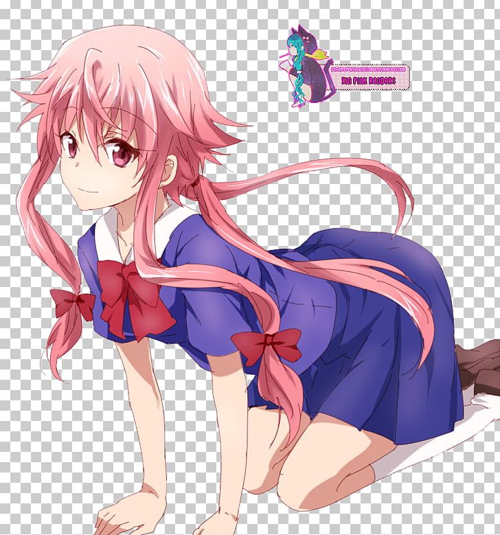 Yuno Gasai Future Diary Fan Art Anime PNG, Clipart, Anime, Art, Brown Hair, Cg Artwork, Clothing Free PNG Download