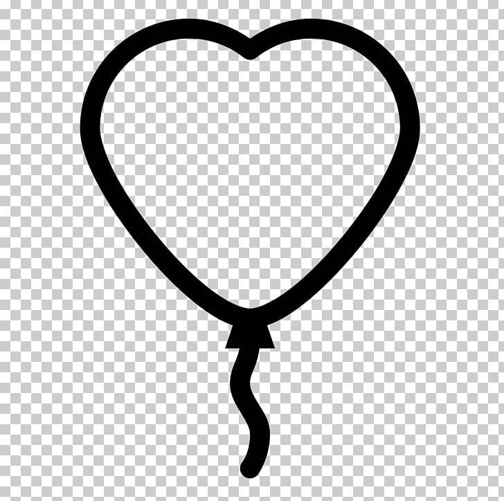 Computer Icons Heart Balloon PNG, Clipart, Balloon, Black, Black And White, Body Jewelry, Computer Font Free PNG Download