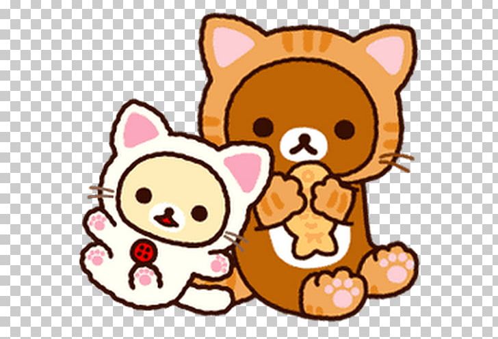Rilakkuma Hello Kitty San-X Sticker PNG, Clipart, Animated, Art, Artwork, Carnivoran, Cat Free PNG Download