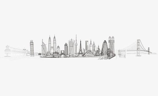 Global Construction Line Drawing Fig. PNG, Clipart, Arab, Architecture, Bridge, Building, Building Free PNG Download
