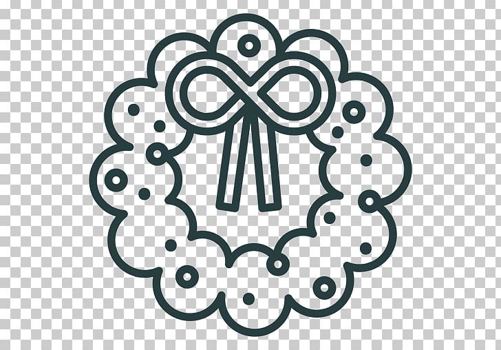 Computer Icons Christmas Ornament Vexel PNG, Clipart, Arabesque, Area, Black And White, Christmas, Christmas Wreath Free PNG Download