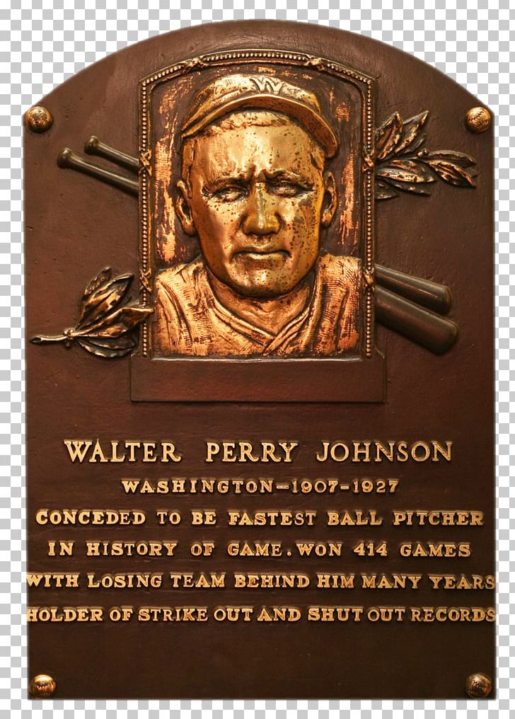 Walter Johnson National Baseball Hall Of Fame And Museum Pitcher PNG, Clipart, Artifact, Baseball, Baseball Statistics, Bobby Doerr, Bronze Free PNG Download