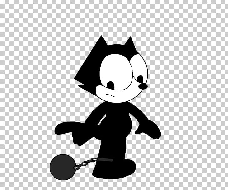 Felix The Cat Cartoonist Animated Film Silhouette PNG, Clipart, Animals ...