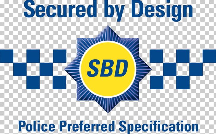 Secured By Design Door Logo Police Security PNG, Clipart, Area, Blue, Brand, Diagram, Door Free PNG Download