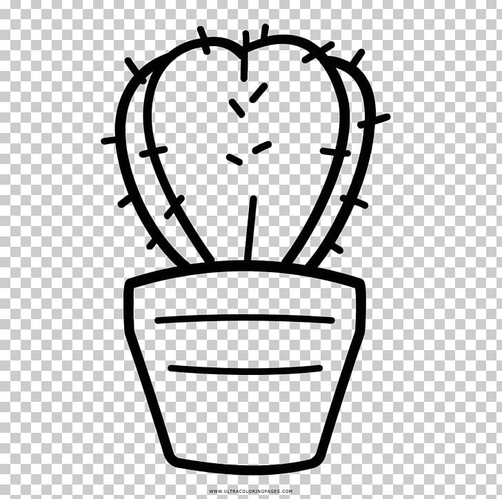 Drawing Cactaceae Plant Coloring Book PNG, Clipart, Black, Black And White, Black Cactus, Emotion, Face Free PNG Download