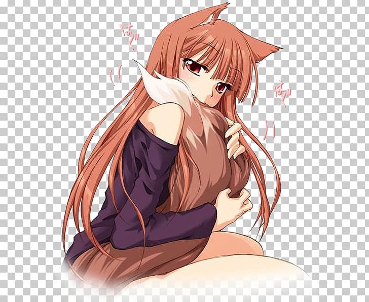 Spice And Wolf Anime Manga Catgirl Gray Wolf PNG, Clipart, Arm, Batgirl, Black Hair, Brown Hair, Cartoon Free PNG Download