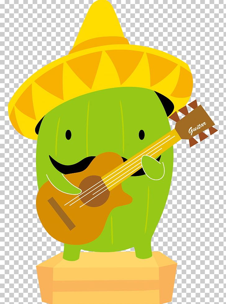 Cactus Playing The Guitar. PNG, Clipart, Analysis, Art, Blog, Cactus, Cartoon Free PNG Download