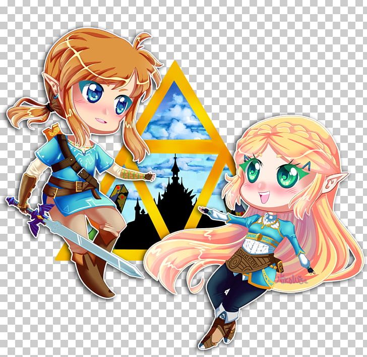 The Legend Of Zelda: Breath Of The Wild Link Triforce Of Courage PNG, Clipart, Anime, Art, Cartoon, Computer Wallpaper, Deviantart Free PNG Download