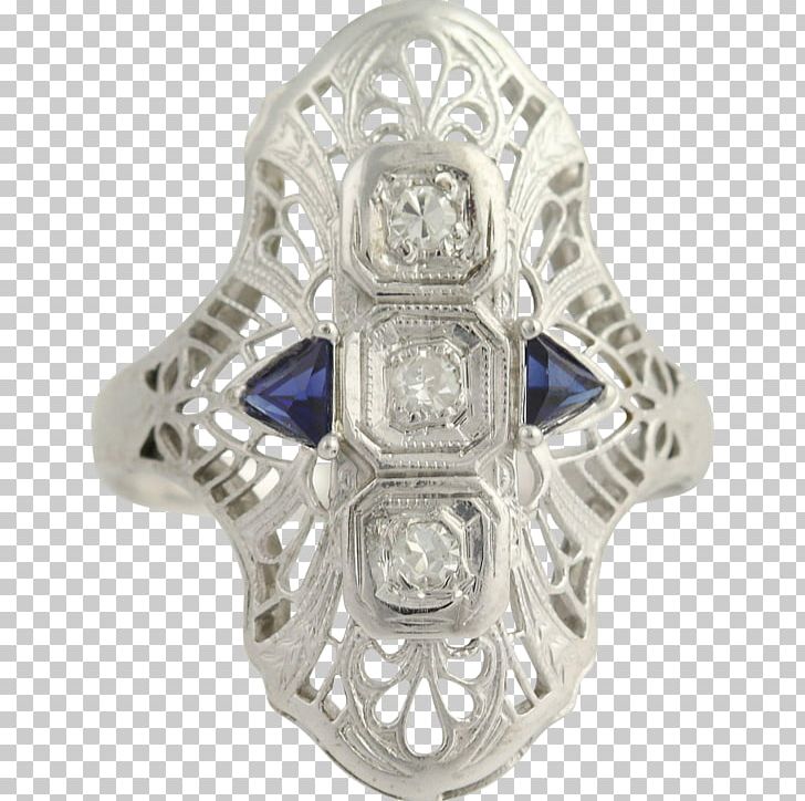 Body Jewellery Silver Sapphire Diamond PNG, Clipart, Art Deco, Body Jewellery, Body Jewelry, Deco, Diamond Free PNG Download