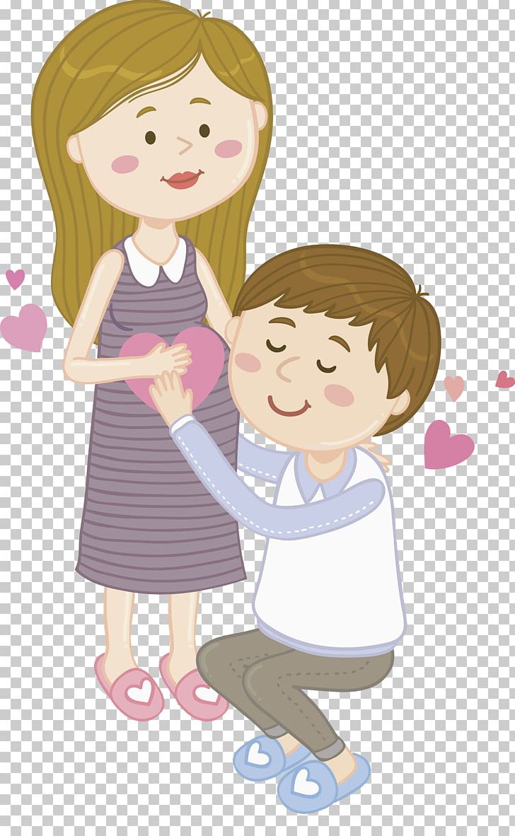 Couple Pregnancy Drawing Mother PNG, Clipart, Boy, Cartoon, Child, Colours, Couple Free PNG Download