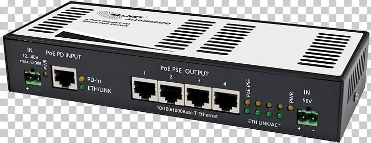 Power Over Ethernet Network Switch Gigabit Ethernet Port PNG, Clipart, 8p8c, 1000baset, Allnet, Audio Receiver, Computer Network Free PNG Download