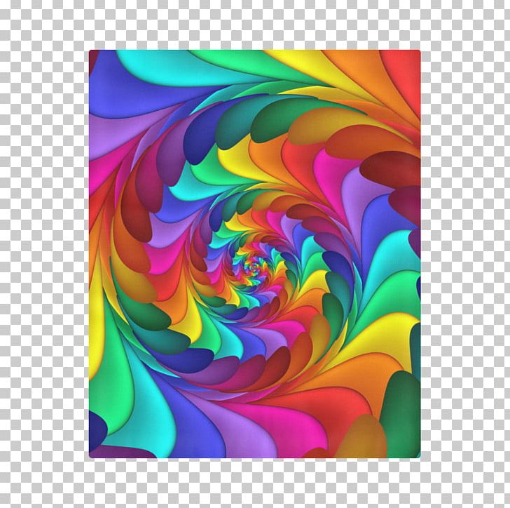 Golden Spiral Fractal Art Rainbow PNG, Clipart, Art, Color, Feather, Fibonacci Number, Flower Free PNG Download