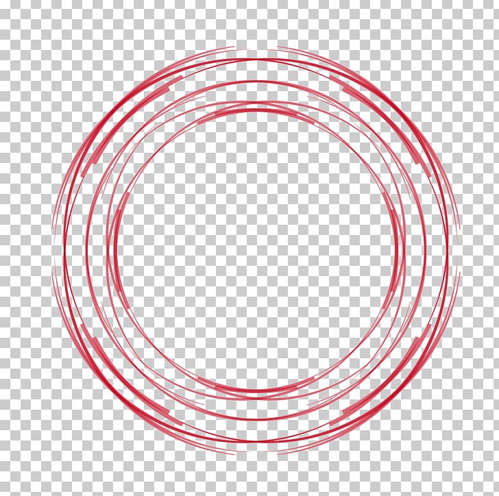 Red Circle Hand-painted Hollow Circle PNG, Clipart, Button, Circle, Circle Frame, Color, Design Free PNG Download
