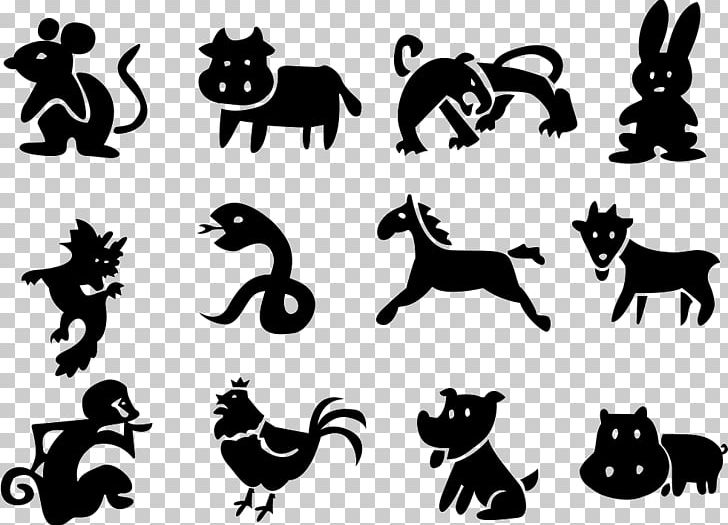 Chinese Zodiac Feng Shui Tai Sui Rooster Rat PNG, Clipart, Animals, Black And White, Carnivoran, Cat Like Mammal, Cdr Free PNG Download
