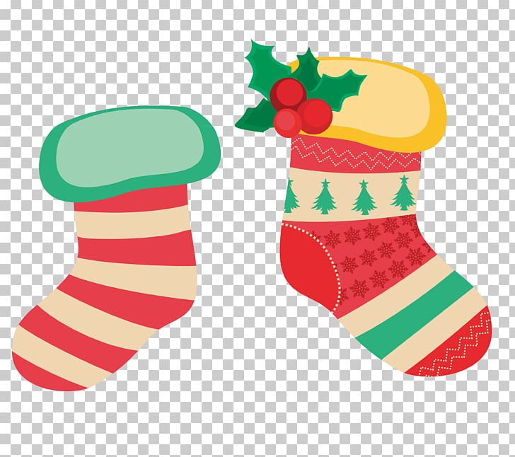 Christmas Stockings Sock Hosiery PNG, Clipart, Childlike Cartoon, Christmas, Christmas Border, Christmas Decoration, Christmas Elements Free PNG Download
