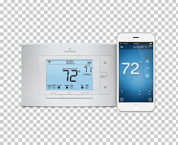 Amazon Echo Home Automation Kits Programmable Thermostat Smart Thermostat PNG, Clipart, Air Conditioning, Amazon Alexa, Amazon Echo, Automation, Communication Device Free PNG Download