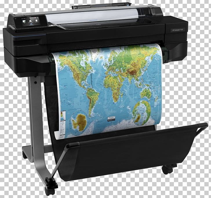 Hewlett-Packard Wide-format Printer HP DesignJet T520 Inkjet Printing PNG, Clipart, Brands, Dots Per Inch, Electronic Device, Electronics, Hewlettpackard Free PNG Download