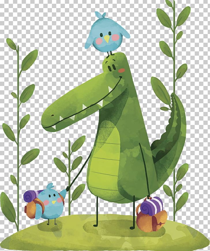 Crocodile Animal Euclidean PNG, Clipart, Bird, Bird Cage, Child Education, Encapsulated Postscript, Fairy Tales Free PNG Download