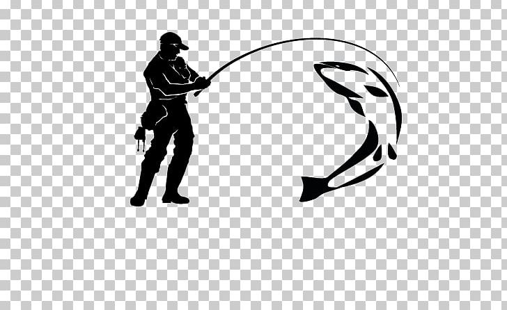 Fisherman Logo Fly Fishing PNG, Clipart, Angling, Art, Artificial Fly, Black, Black And White Free PNG Download