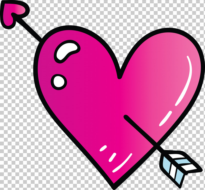 Valentines Day Love Heart PNG, Clipart, Arrow, Heart, Love, Magenta, Pink Free PNG Download