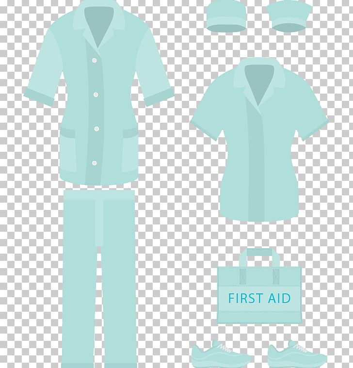 T-shirt Nurse Uniform Clothing Nursing PNG, Clipart, Aqua, Azure, Blue, Bonnet, Brand Free PNG Download