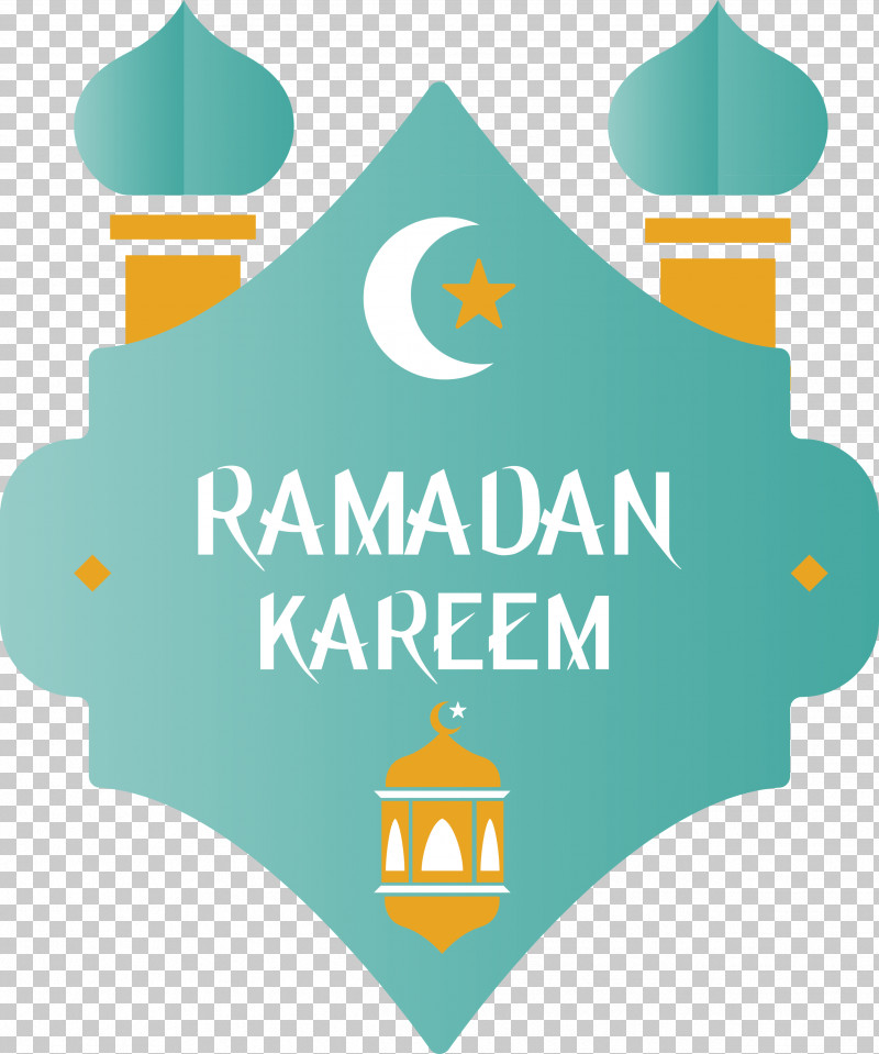 Ramadan Mubarak Ramadan Kareem PNG, Clipart, Label, Logo, Ramadan Kareem, Ramadan Mubarak, Turquoise Free PNG Download