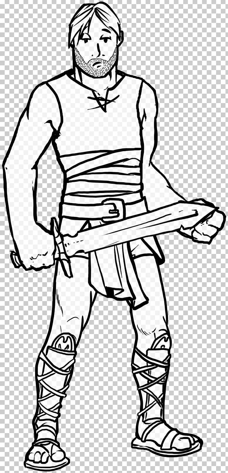 Coloring Book Drawing Gladiator Line Art Hero PNG, Clipart, Arm, Art, Black, Black And White, Character Free PNG Download