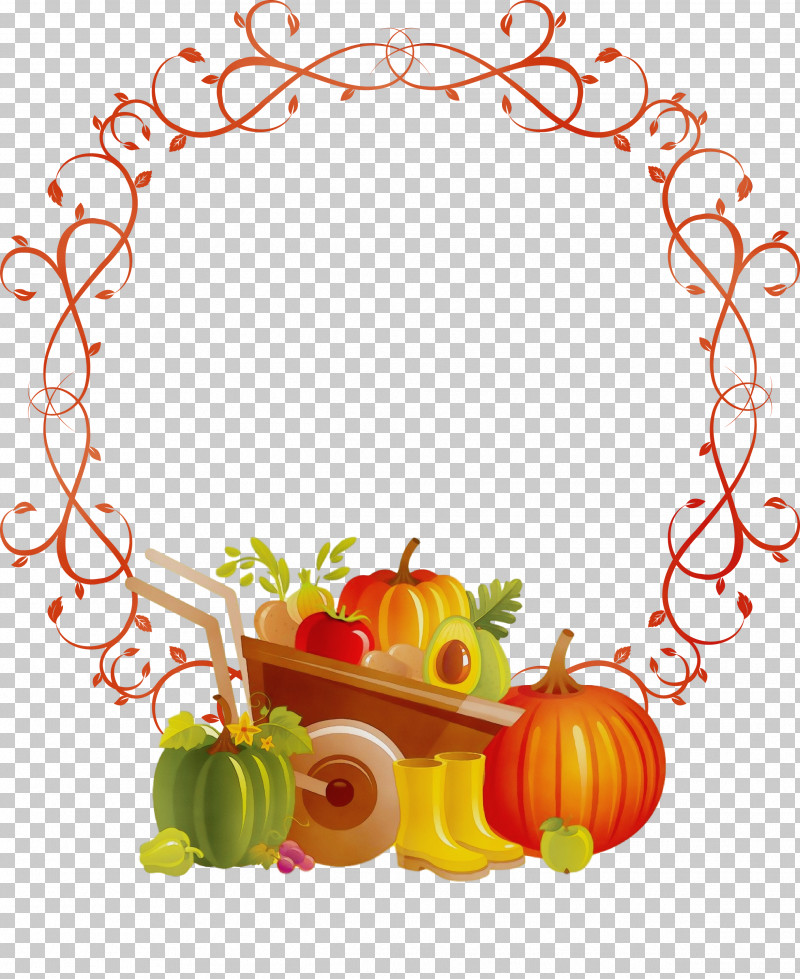 Floral Design PNG, Clipart, Autumn Frame, Floral Design, Logo, Paint, Pumpkin Free PNG Download