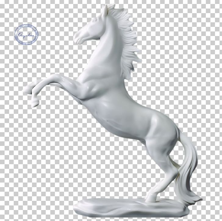 Mustang White Ceramic PNG, Clipart, Animal Figure, Black And White, Ceramic, Encapsulated Postscript, Figurine Free PNG Download