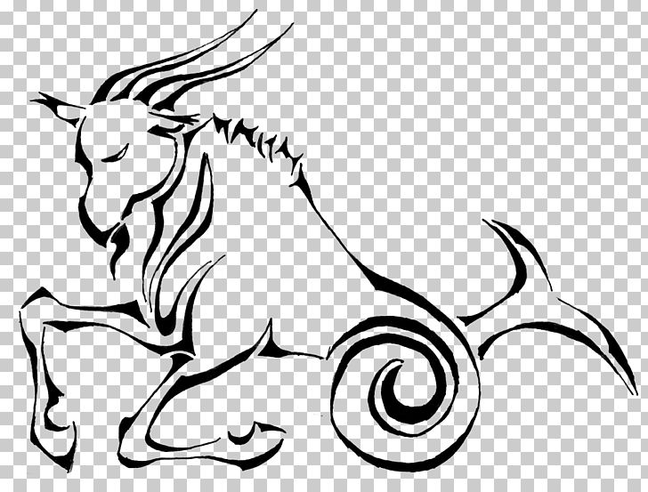Capricorn 2012 Tattoo Symbol Astrological Sign PNG, Clipart, Black, Carnivoran, Cat Like Mammal, Clip Art, Design Free PNG Download