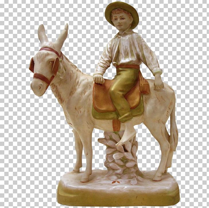 Figurine Royal Dux Porcelain Pottery Statue PNG, Clipart, Art, Boy, Czechoslovakia, Donkey, Dux Free PNG Download