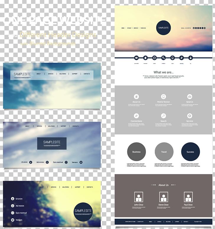 Responsive Web Design Web Template PNG, Clipart, Atmosphere, Brand, Brochure, Design Vector, Fashion Free PNG Download