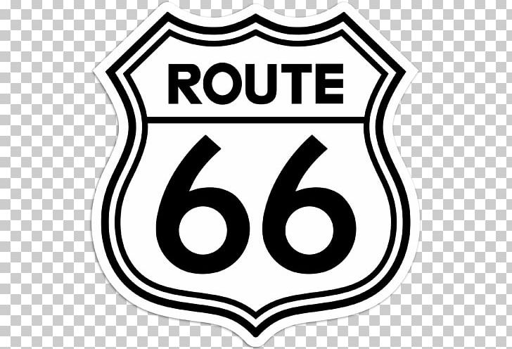 U.S. Route 66 Barstow Logo Decal PNG, Clipart, Area, Barstow, Black, Black And White, Brand Free PNG Download