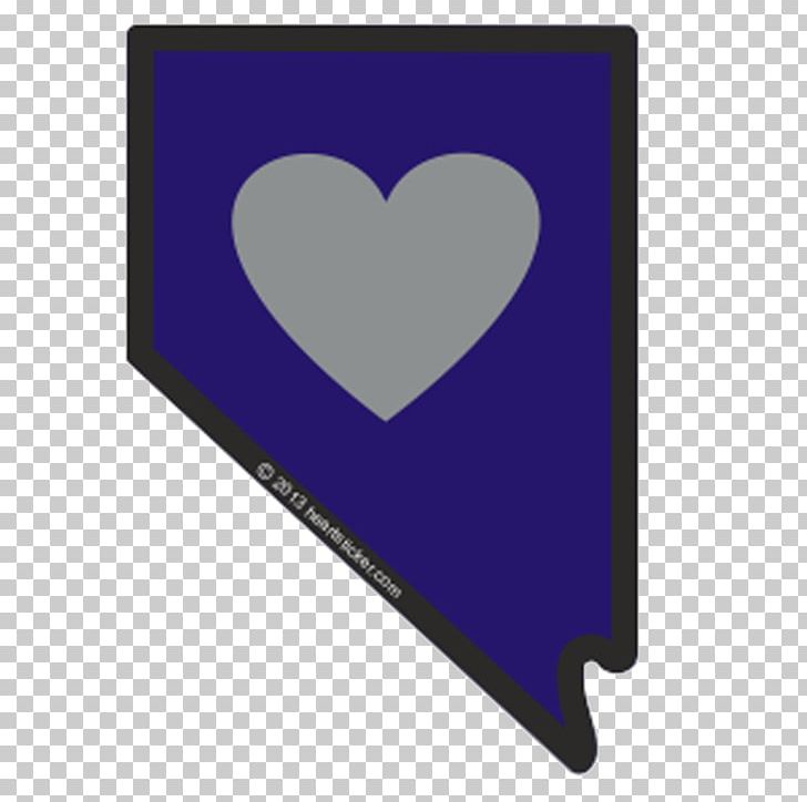 Flag Of Nevada Heart Sticker Die Cutting PNG, Clipart, Blue, Brand, California, Connecticut, Die Cutting Free PNG Download