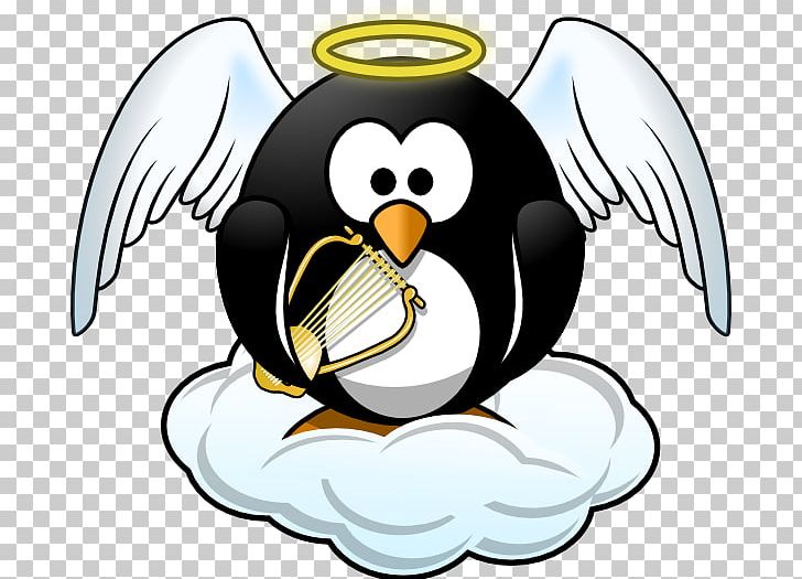 Penguin Heaven Angel PNG, Clipart, Angel, Beak, Bird, Drawing, Favicon Free PNG Download