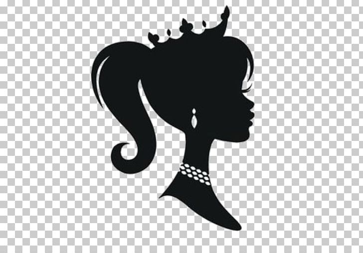 barbie doll clipart black and white