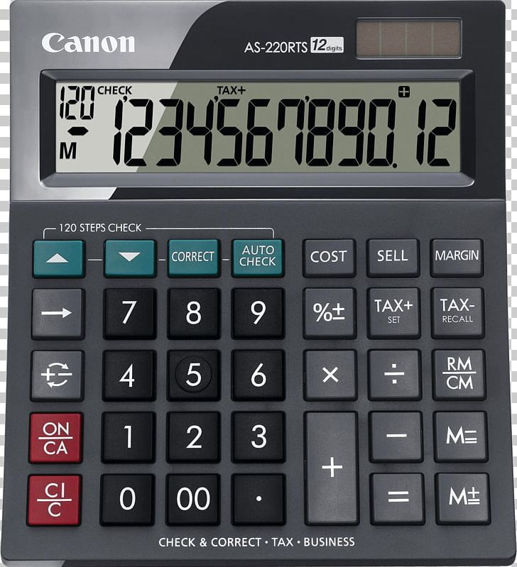 Calculator Canon Calculation Display Device PNG, Clipart, Calculation, Calculator, Canon, Computer, Computer Free PNG Download