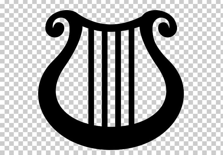 Computer Icons Lyre Musical Instruments PNG, Clipart, Black And White, Circle, Computer Icons, Font Awesome, Line Free PNG Download