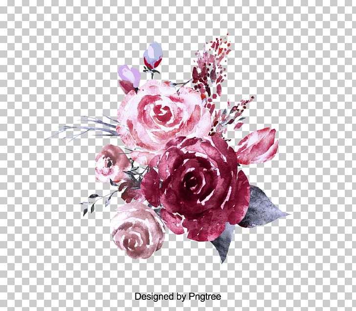 Garden Roses Watercolor Painting Flower PNG, Clipart, Blue Rose, Cut Flowers, Download, Drawing, Flora Free PNG Download