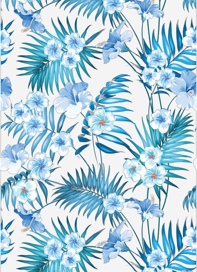 Summer Blue Floral Plant PNG, Clipart, Apparel, Blue, Blue Clipart, Clothing, Clothing Apparel Printing Free PNG Download