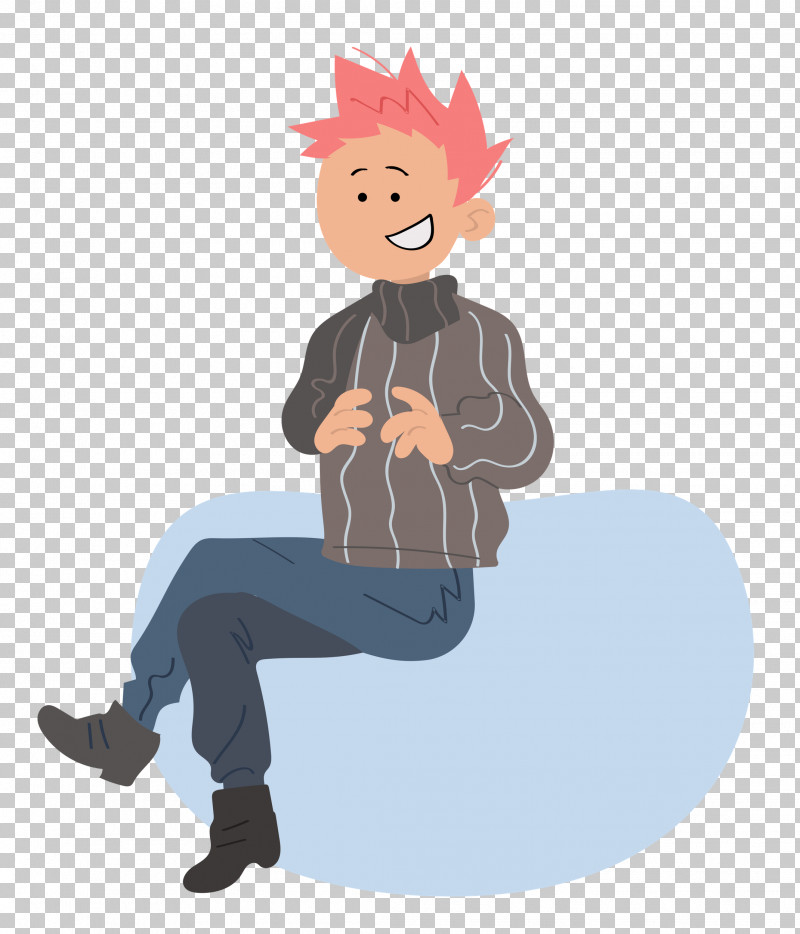 Cartoon Sitting Male Human Behavior PNG, Clipart, Behavior, Cartoon, Human, Male, Sitting Free PNG Download