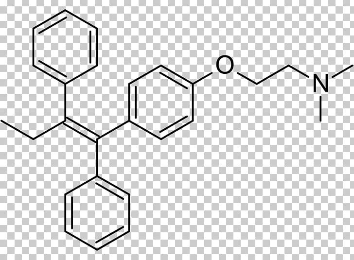 Tamoxifen Selective Estrogen Receptor Modulator Afimoxifene Antiestrogen PNG, Clipart, Angle, Black And White, Breast , Material, Monochrome Free PNG Download