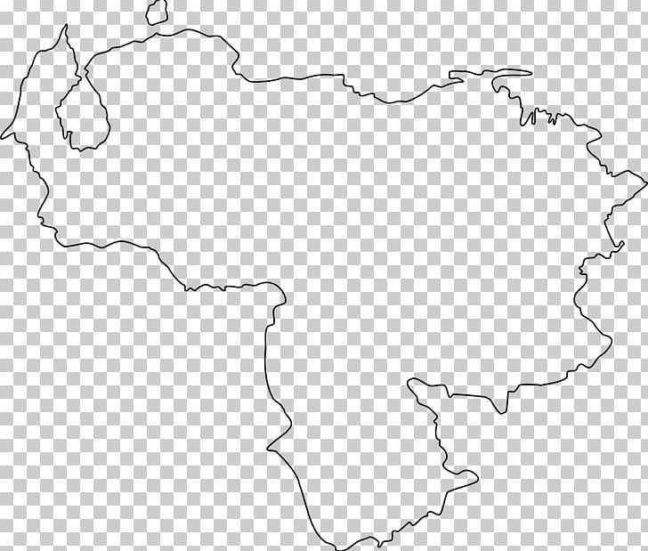 Flag Of Venezuela Map PNG, Clipart, Angle, Area, Artwork, Black, Black And White Free PNG Download