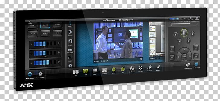 Touchscreen AMX LLC Display Device User Interface Electronics PNG, Clipart, Amx Llc, Audio, Audio Equipment, Audio Receiver, Communication Free PNG Download