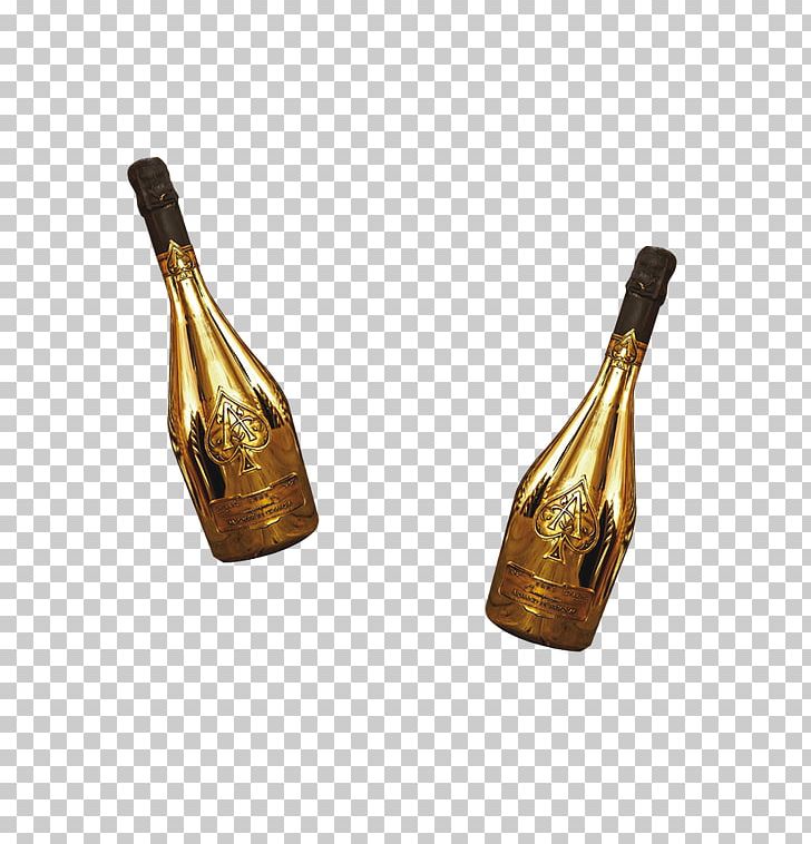 Champagne bottle PNG image with transparent background