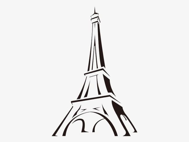 Eiffel Tower Cartoon PNG, Clipart, Black, Cartoon Clipart, Drawing, Eiffel, Eiffel Clipart Free PNG Download