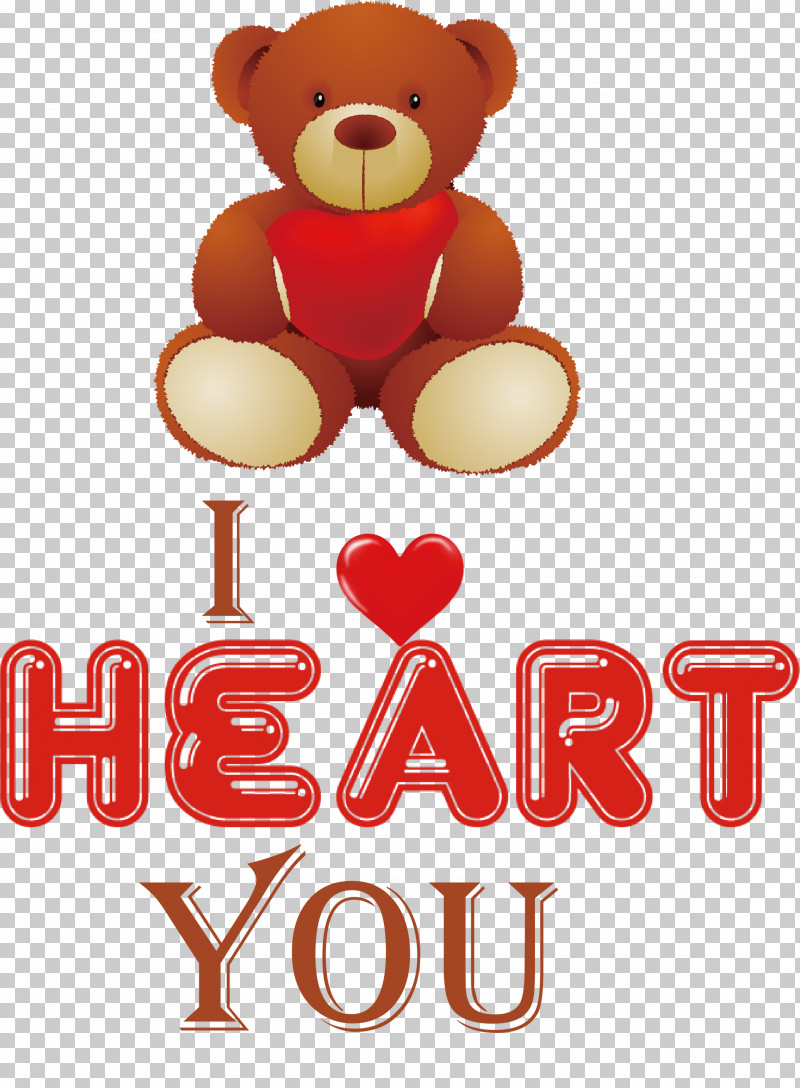 I Heart You I Love You Valentines Day PNG, Clipart, Archimedes, Bears, Biology, I Heart You, I Love You Free PNG Download