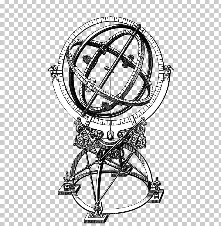 Armillary Sphere Sidereus Nuncius Sextant Astrolabe PNG, Clipart, Armillary Sphere, Art, Bicycle Wheel, Black And White, Circle Free PNG Download