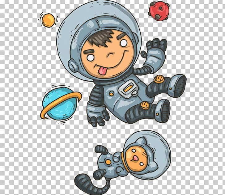 Astronaut Outer Space Space Suit PNG, Clipart, Art, Astronaut, Cartoon, Element, Fictional Character Free PNG Download